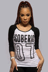 "Slim-fit top with a classic crew neck and straight hem for a sophisticated look."