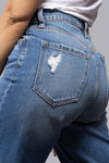 "Relaxed-fit boyfriend jeans with a casual, laid-back style."