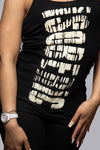 "Women's tank top with a regular fit, ultra-soft ribbed cotton, scoop neck, and sleeveless design—versatile for layering or wearing solo."