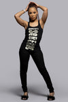 "Women's tank top with a regular fit, ultra-soft ribbed cotton, scoop neck, and sleeveless design—versatile for layering or wearing solo."